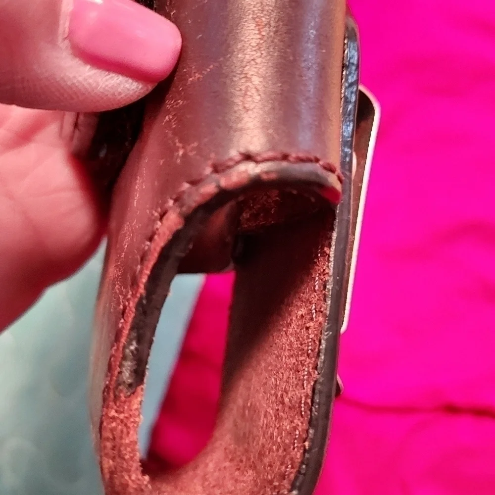 Xsmall leather phone case clip on